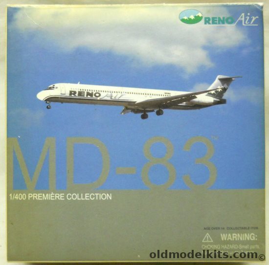 Dragon 1/400 MD-83 Reno Air - Die Cast, 55488 plastic model kit